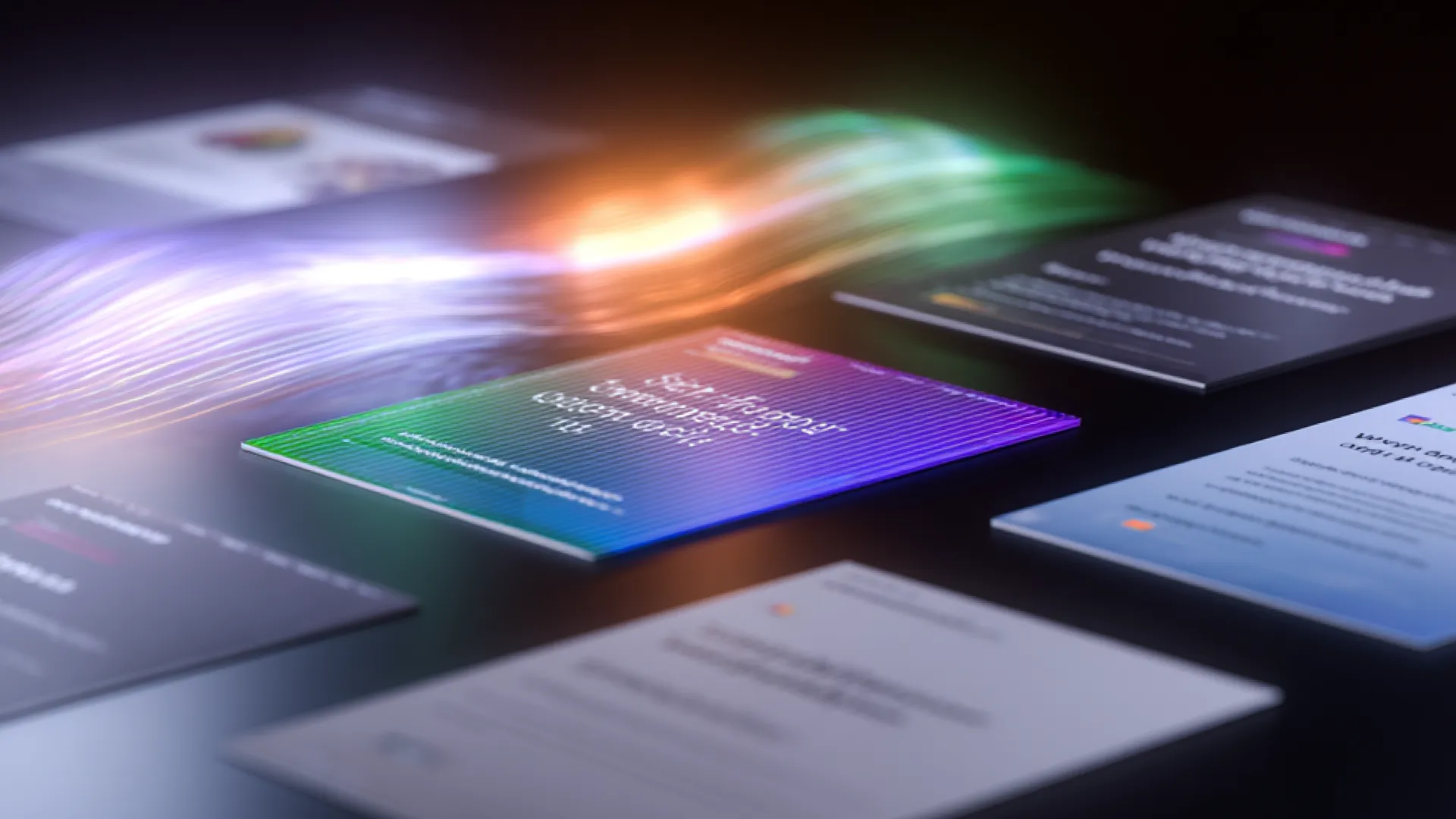 Website UI showcase